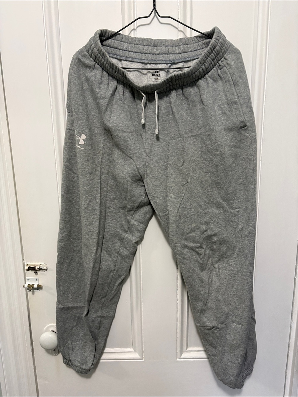 Under Armour Gray Men's Fleece Joggers with Logo